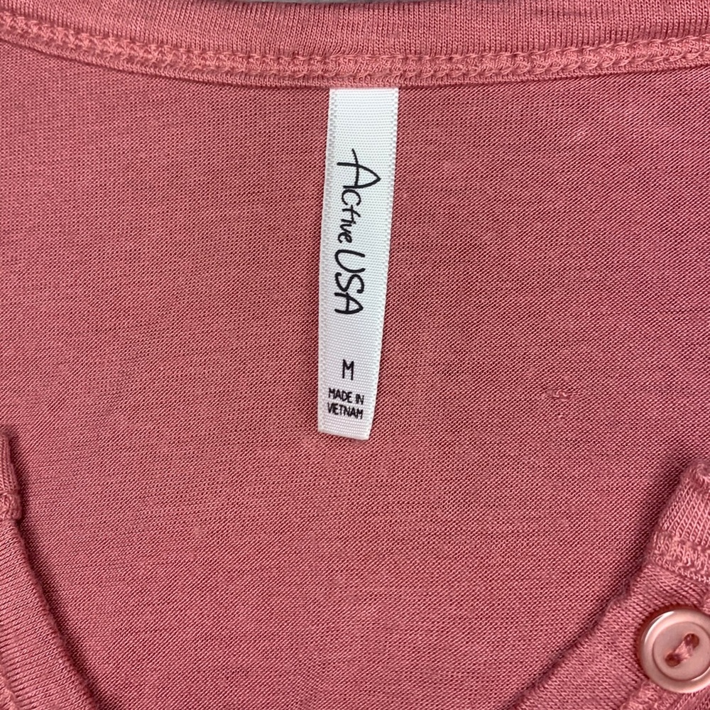 Pink Button-up Top - Picture 3 of 4